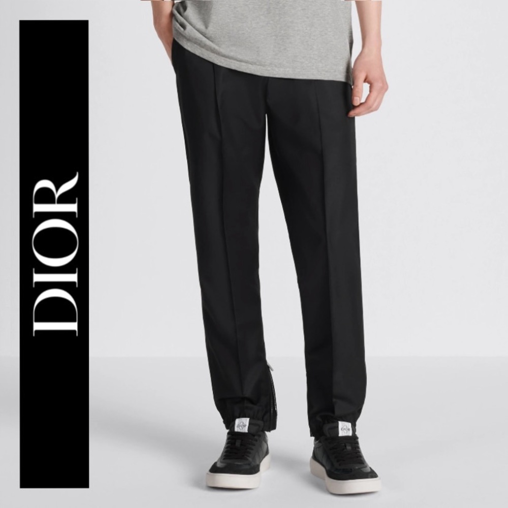 NWOT DIOR Wool Jogger Pants In Noir XS 28 (EUR 44)